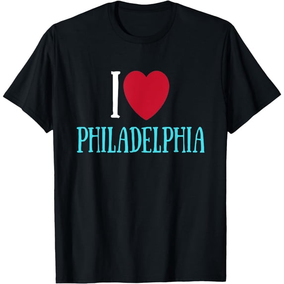 I Love Philadelphia Pennsylvania State Souvenir Pride T-Shirt