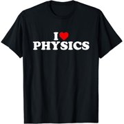 I Love Physics - Heart T-Shirt
