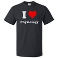 thumbnail image 1 of I Love Physiology T shirt I Heart Physiology Tee Gift, 1 of 2