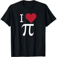 thumbnail image 1 of I Love Pi Funny Math Geek Tee Shirt, 1 of 3