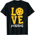 thumbnail image 1 of I Love Pickleball Funny Design for Pickle Ball Player T-Shirt, 1 of 3
