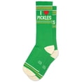 thumbnail image 1 of I Love Pickles, Novelty Gift Socks for Men, Women and Teens, Funny Cool Crew Socks (Made in the USA), 1 of 4