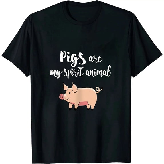 I Love Pigs Funny Pig Lover Farmer Women Farm Animal Vintage T-Shirt