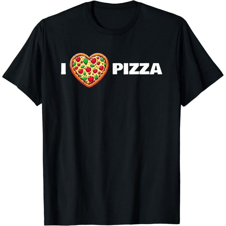 I Love Pizza - Heart T-Shirt I Love Pizza - Heart T-Shirt