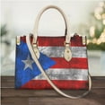 thumbnail image 1 of I Love Puerto Rico Design Casual Totes For Women Pu Leather Small Shoulder Bag Shopping Female Daily Cross Body Bags, 1 of 4