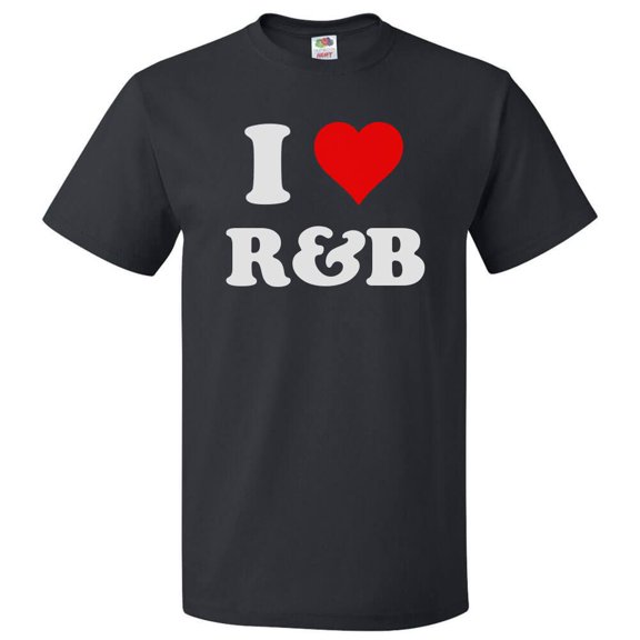 I Love R&B T shirt I Heart R&B Gift