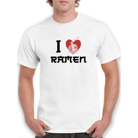 I Love Ramen T-Shirt Men -Smartprints Designs, Male Medium