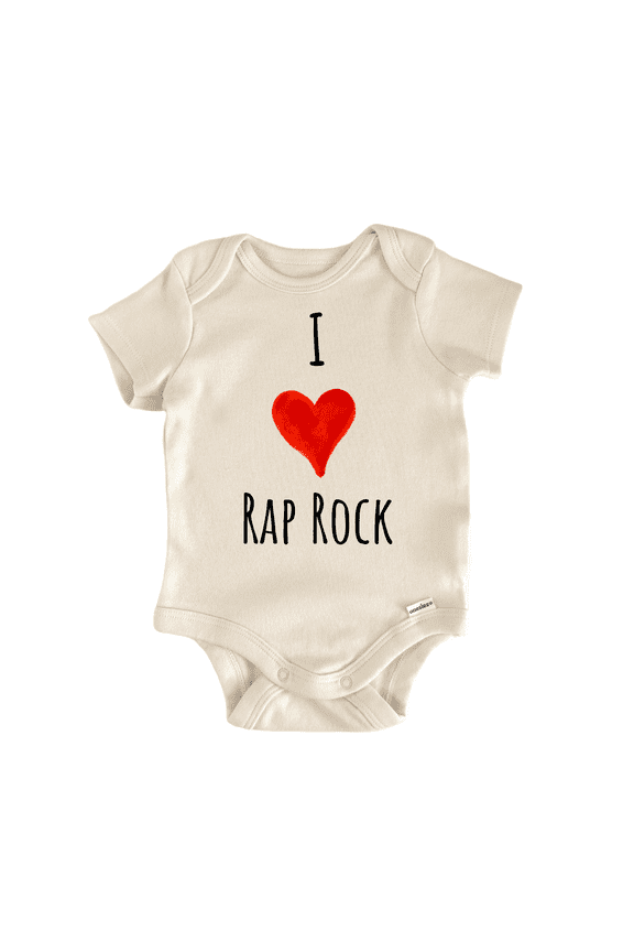 I Love Rap Rock - Baby Bodysuit