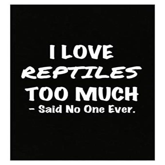 I Love Reptiles Poster - Wall Decor for Animal Lovers Gift