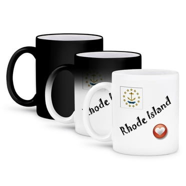 3dRose, I Love Rhode Island, 11oz Magic Transforming Mug