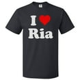 thumbnail image 1 of I Love Ria T shirt I Heart Ria Tee Gift, 1 of 2