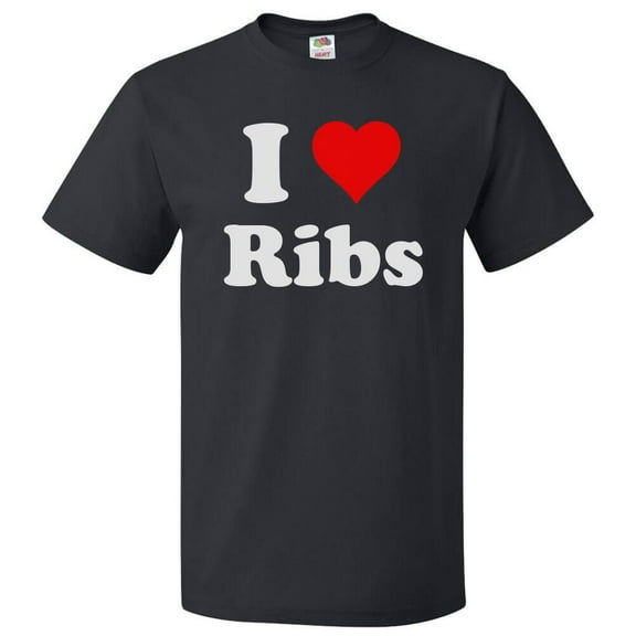 I Love Ribs T shirt I Heart Ribs Gift