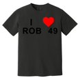 thumbnail image 1 of I Love Rob 49 Funny Music Fan Graphic Slogan Concert Comfort Color T-Shirt, 1 of 4