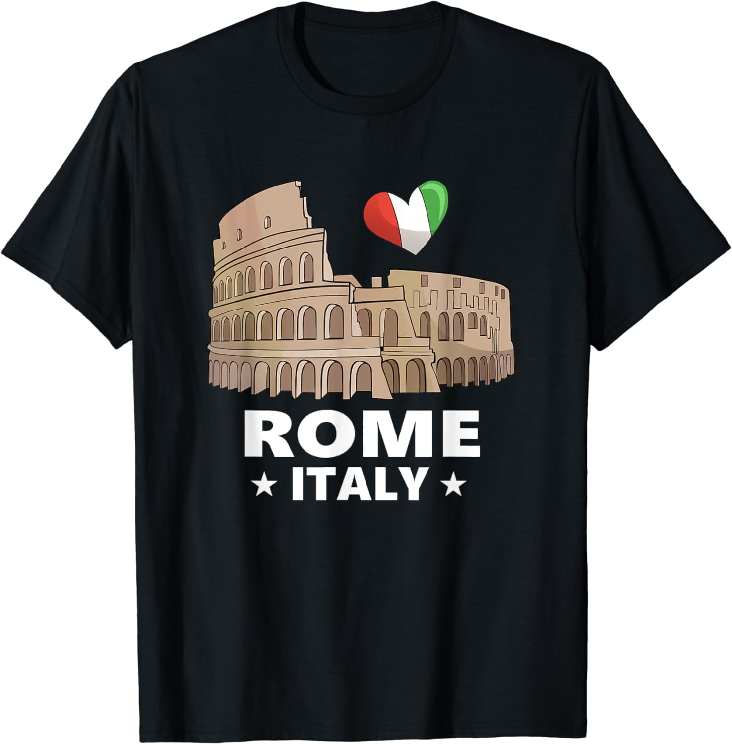 I Love Rome Italy T-Shirt Roman Colosseum Gift I Love Rome Italy T-Shirt Roman Colosseum Gift