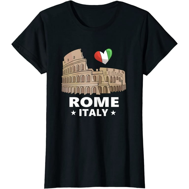I Love Rome Italy T-Shirt Roman Colosseum Gift I Love Rome Italy T-Shirt Roman Colosseum Gift