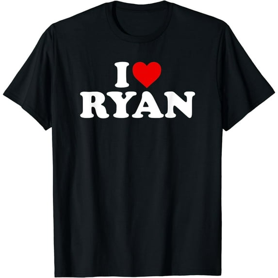 I Love Ryan - Heart T-Shirt