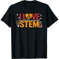 thumbnail image 1 of I Love STEM Science Technology English Math Teacher Students T-Shirt, 1 of 3