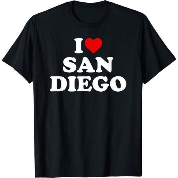 I Love San Diego - Heart T-Shirt