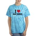 thumbnail image 1 of I Love San Diego Tie-Dye Cyclone Women -Smartprints Designs, Female XX-Large, 1 of 2