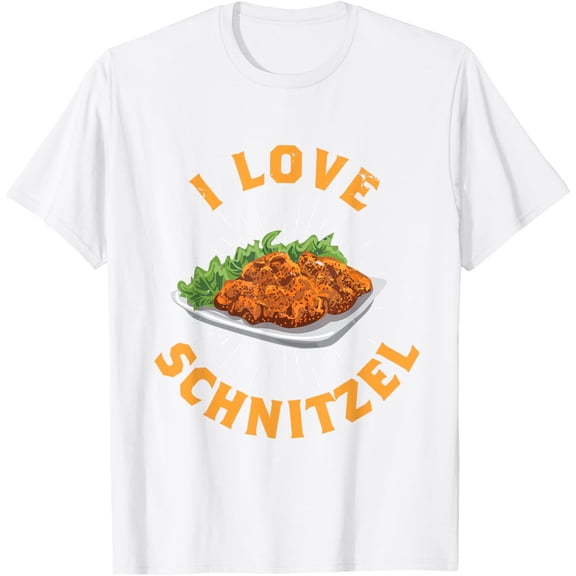I Love Schnitzel German Food Pork Schnitzel Food T-Shirt