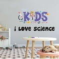 thumbnail image 1 of I Love Science Dream Make It Stem Science Technology Engineering Math Lab Study Experiments Atoms Microscope Scienctist Algebra Geometry Holiday Decorating Wall Decal Sticker - Size: 10 In X 6 In, 1 of 5