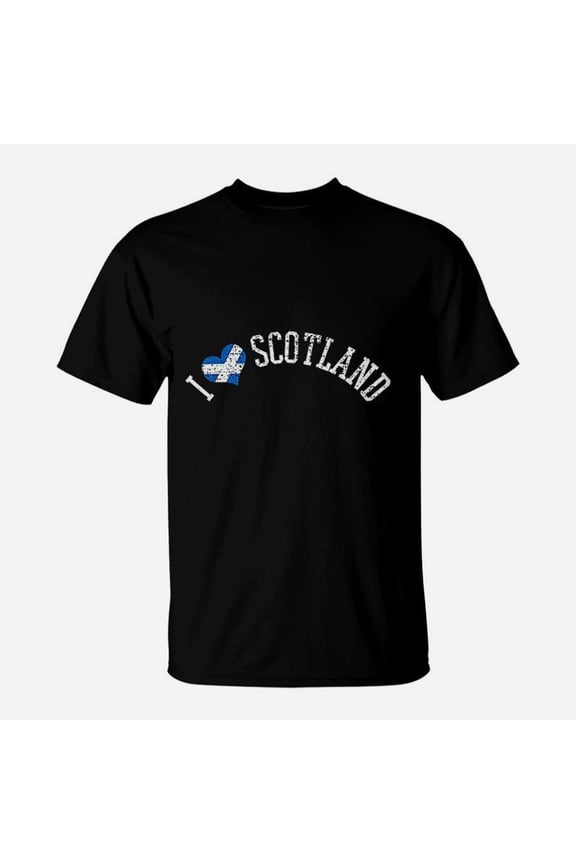 I Love Scotland Scottish Souvenirs Gift Vacation TShirt