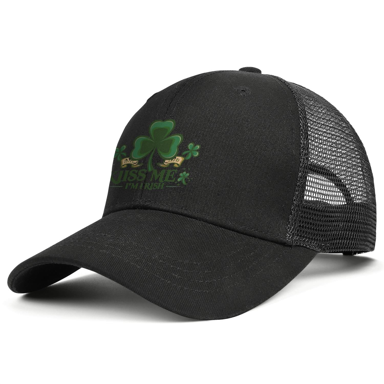 I Love Shamrock St Patrick's Patty Irish 8. Trucker Hat Cotton Adjustable  Mens Mesh Hat Cool Unisex Dad Hat for Sports Riding