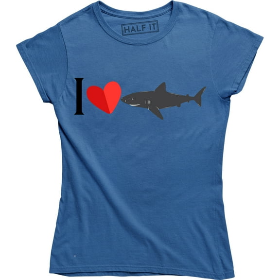 I Love Shark - Funny Scuba Diving Great White Women's T-Shirt
