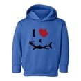 thumbnail image 1 of I Love Sharks Hoodie Toddler -Smartprints Designs,  2 Toddler, 1 of 4