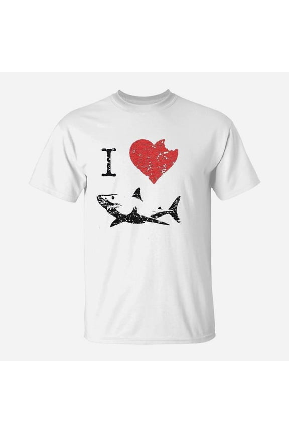 I Love Sharks Shark Bite TShirt