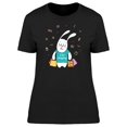 thumbnail image 1 of I Love Shopping Cute Bunny T-Shirt Women -Image by Shutterstock, Female XX-Large, 1 of 2