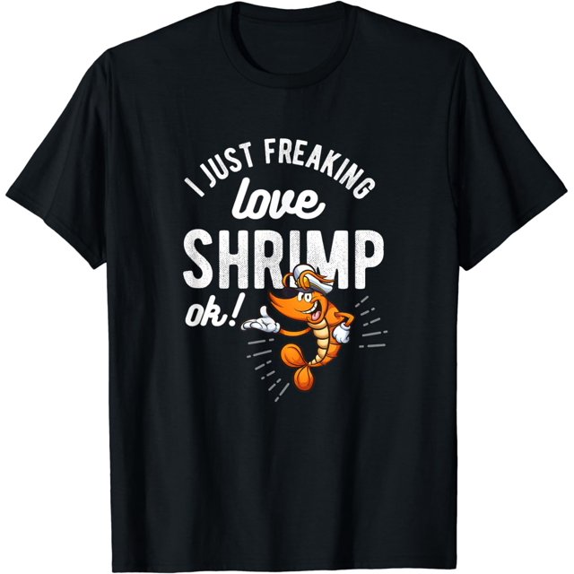 I Love Shrimp Gift for Seafood Fishing Crabbing Festival TShirt