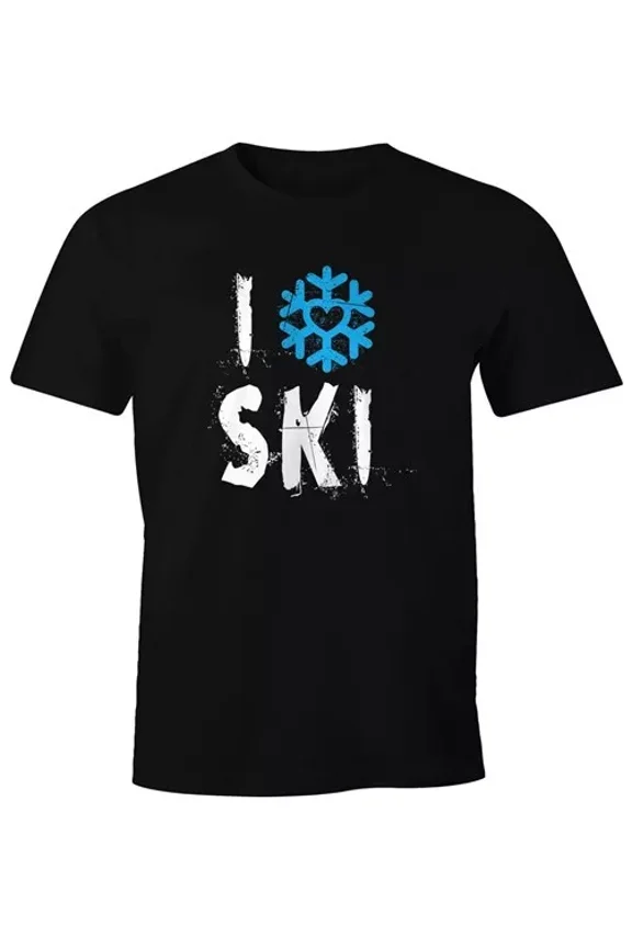 I Love Ski I Love Ski Winter Athlete Ski Driver Fun Shirt Unisex S-5XL Hot Trending Shirt, Vintage Birthday Gift