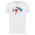 thumbnail image 1 of I Love Skydiving Splash Paint T-Shirt Men -Image by Shutterstock, Male Medium, 1 of 2
