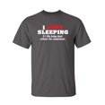 thumbnail image 1 of I Love Sleeping It's Like Being Dead Without The Commitment Sarcastic Humor Graphic Novelty Funny Tall T Shirt, 1 of 1