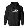 thumbnail image 1 of I Love Sleeping It's Like Being Dead Without The Commitment Sarcastic Novelty Gift Idea Adult Humor Funny Men's Hoodies, 1 of 2