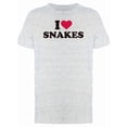 thumbnail image 1 of I Love Snakes Slogan Tee Men's -Image by Shutterstock, 1 of 1