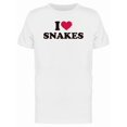 thumbnail image 1 of I Love Snakes Slogan Tee Men's -Image by Shutterstock, 1 of 1