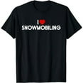 thumbnail image 1 of I Love Snowmobiling T-Shirt, 1 of 5