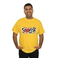 thumbnail image 1 of I Love Soca Trinidad Style Unisex Heavy Cotton Tee, 1 of 12