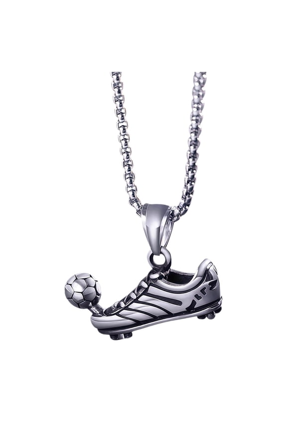 I Love Soccer Necklace Valentine's Gift for Women - Heart&Ball Pendant Sports Jewelry, Motivational Gifts for Players, Fans, Coaches