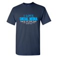 thumbnail image 1 of I Love Social Media Sarcastic Humor Graphic Novelty Funny Youth T Shirt, 1 of 1