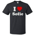 thumbnail image 1 of I Love Sofie T shirt I Heart Sofie Tee Gift, 1 of 2
