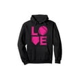 thumbnail image 1 of I Love Softball Hoodie - Gift Idea For Teen Girls And Women Comfortable And Stylish 250g Pullover Hoodie, Machine Washable, S-xxl, Perfect Gift For Family And Friends, Ideal For All Seasons, 1 of 6
