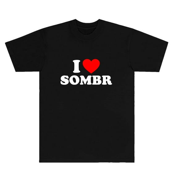 I Love Sombr T-Shirts The Late Nights And Young Romance Tour Merch Women Men Short Sleeve Tee