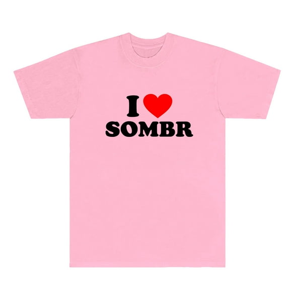 I Love Sombr T-Shirts The Late Nights And Young Romance Tour Merch Women Men Short Sleeve Tee