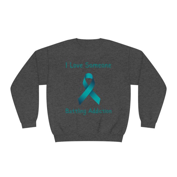 I Love Someone Battling Addiction NuBlend® Crewneck Sweatshirt