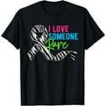 thumbnail image 1 of I Love Someone Rare Zebra Ribbon - Rare Disease Awareness T-Shirt, 1 of 4