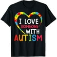 thumbnail image 1 of I Love Someone With Autism Support Child Awareness Month T-Shirt, 1 of 4