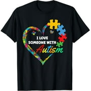 CORATO I Love Someone with Autism Men Women Kids Autism Awareness T-Shirt